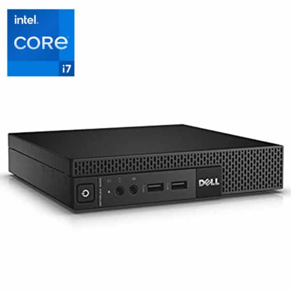 (Refurbished) Dell Optiplex 3020 Intel Core i7 4th gen Mini PC (16 GB RAM, 512GB SSD, HD Graphics, Windows 10 Pro, MS Office, USB)
